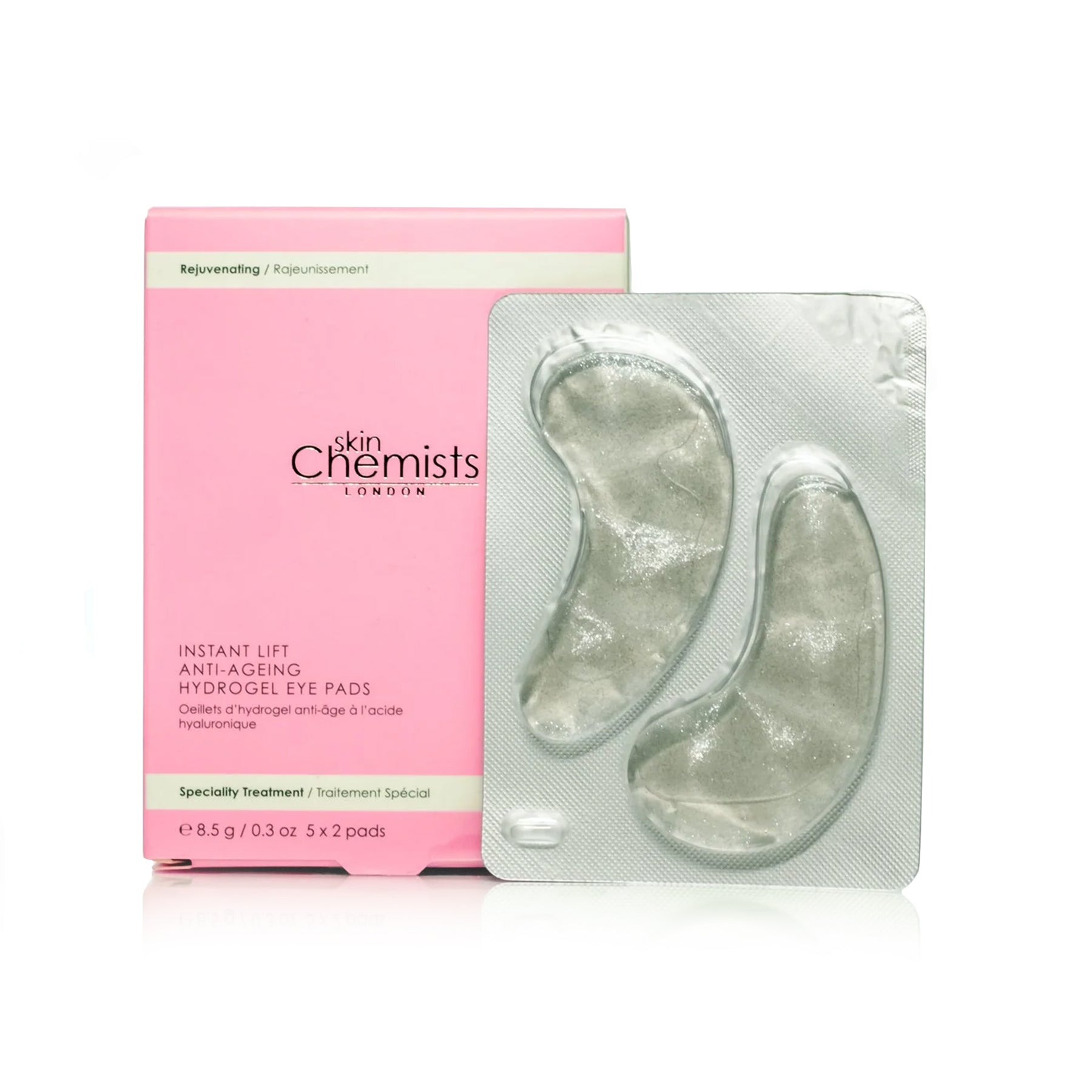 skinChemists Instant Lift Anti-Ageing Hydrogel Eye Pads (5 x 2) Twin Value Savings Pack - skinChemists