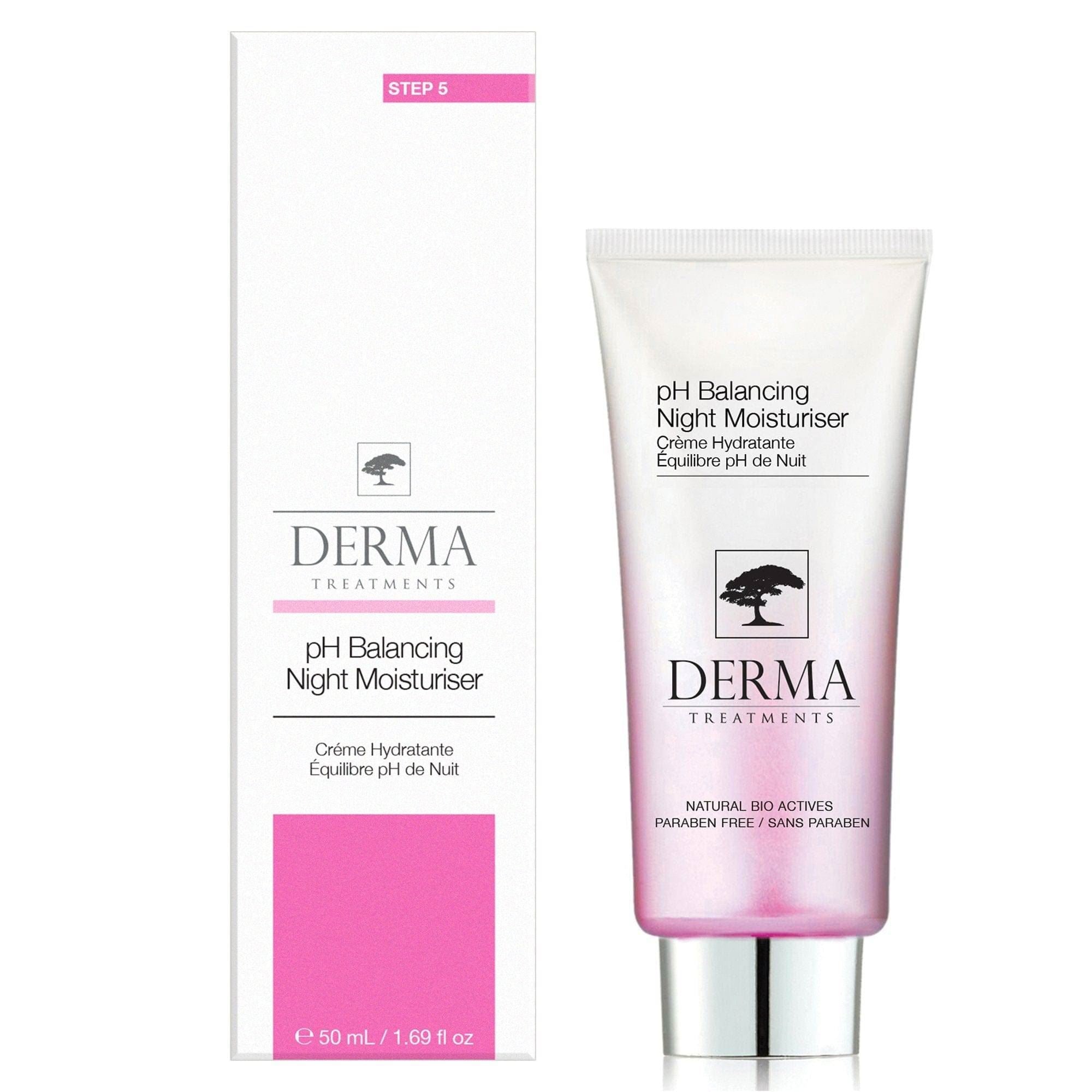 Derma Treatments pH Balancing Night Moisturiser 50ml Twin Value Savings Pack