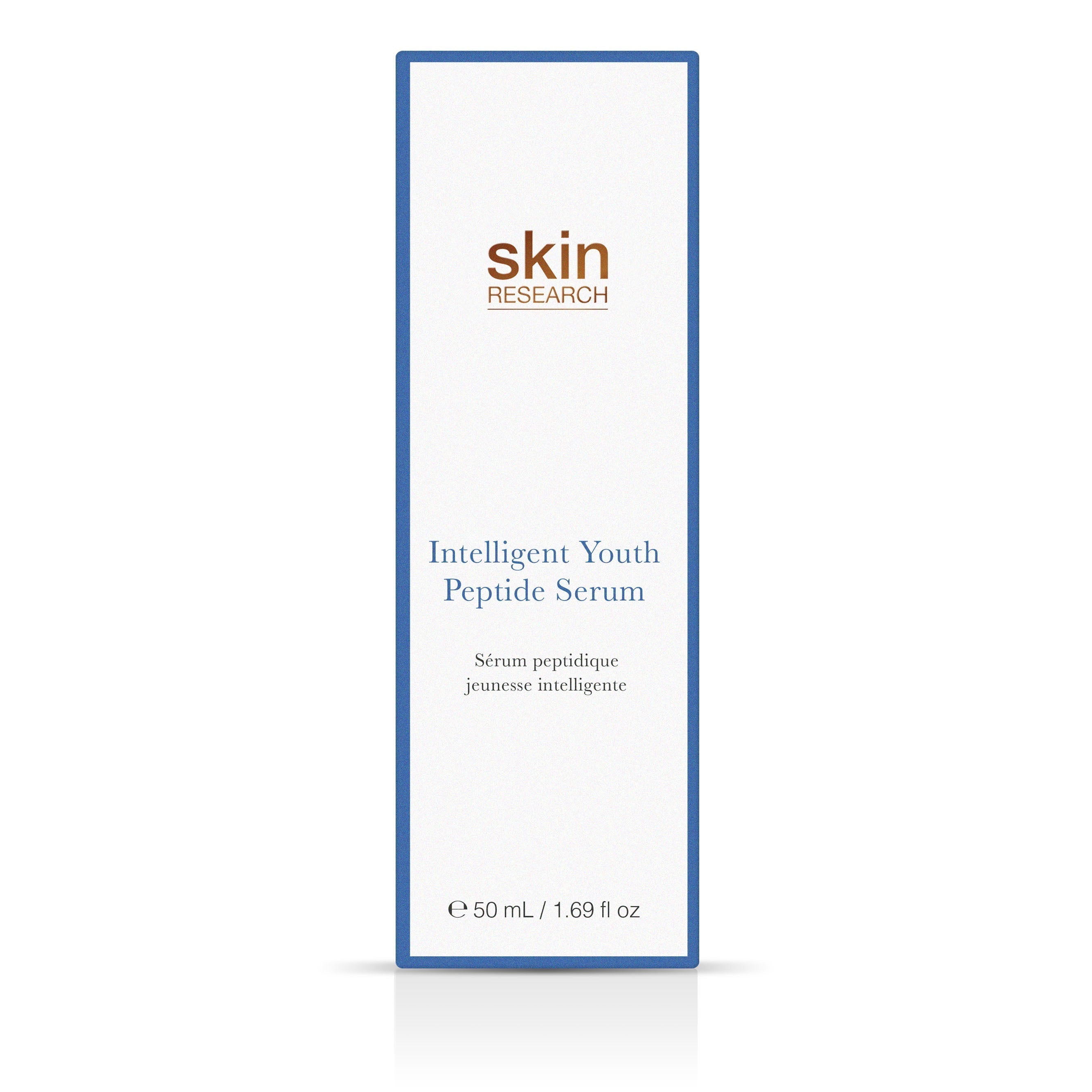 Skin Research Intelligent Youth Peptide Serum 50ml Twin Value Savings Pack - skinChemists