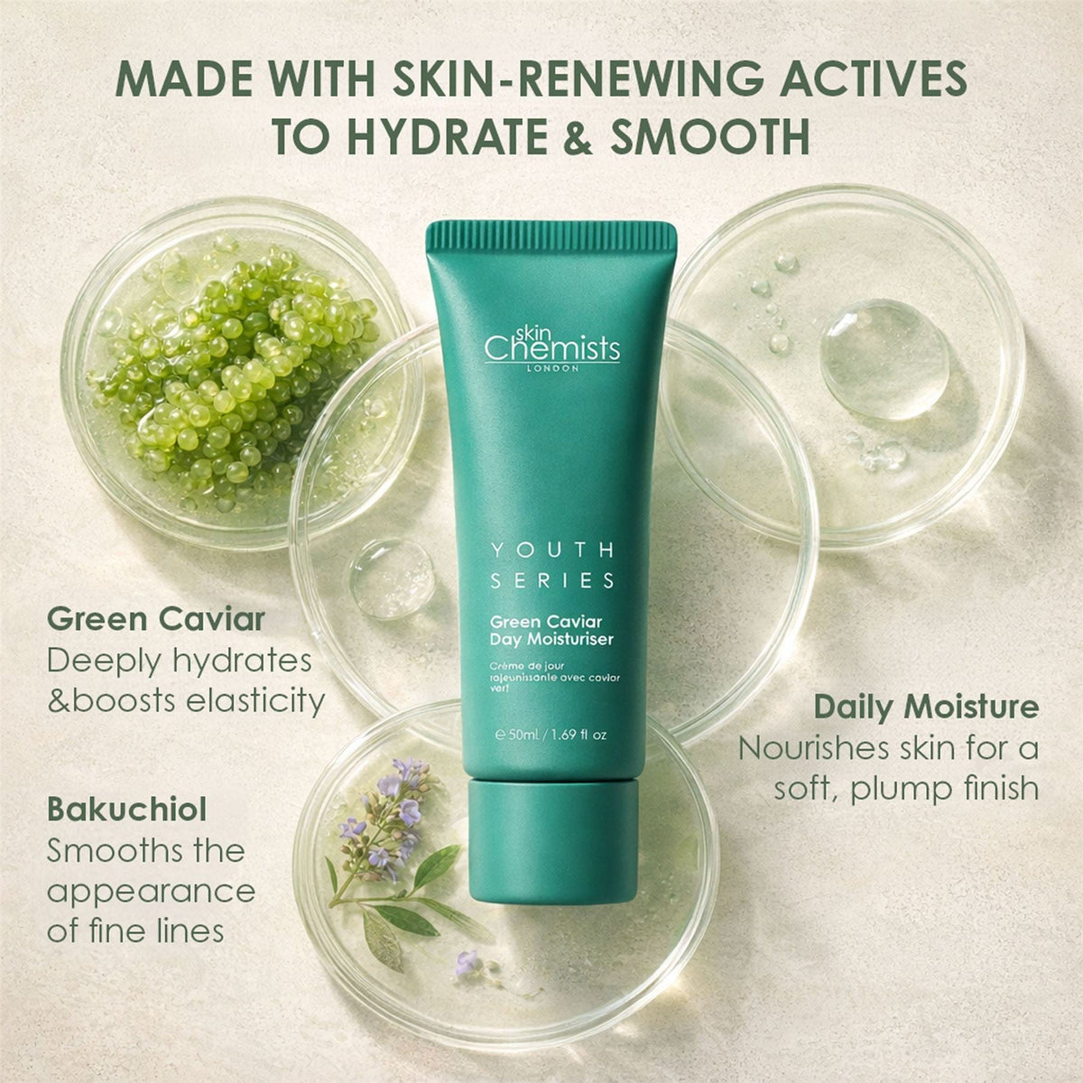 Green Caviar Day Moisturiser 50ml - skinChemists