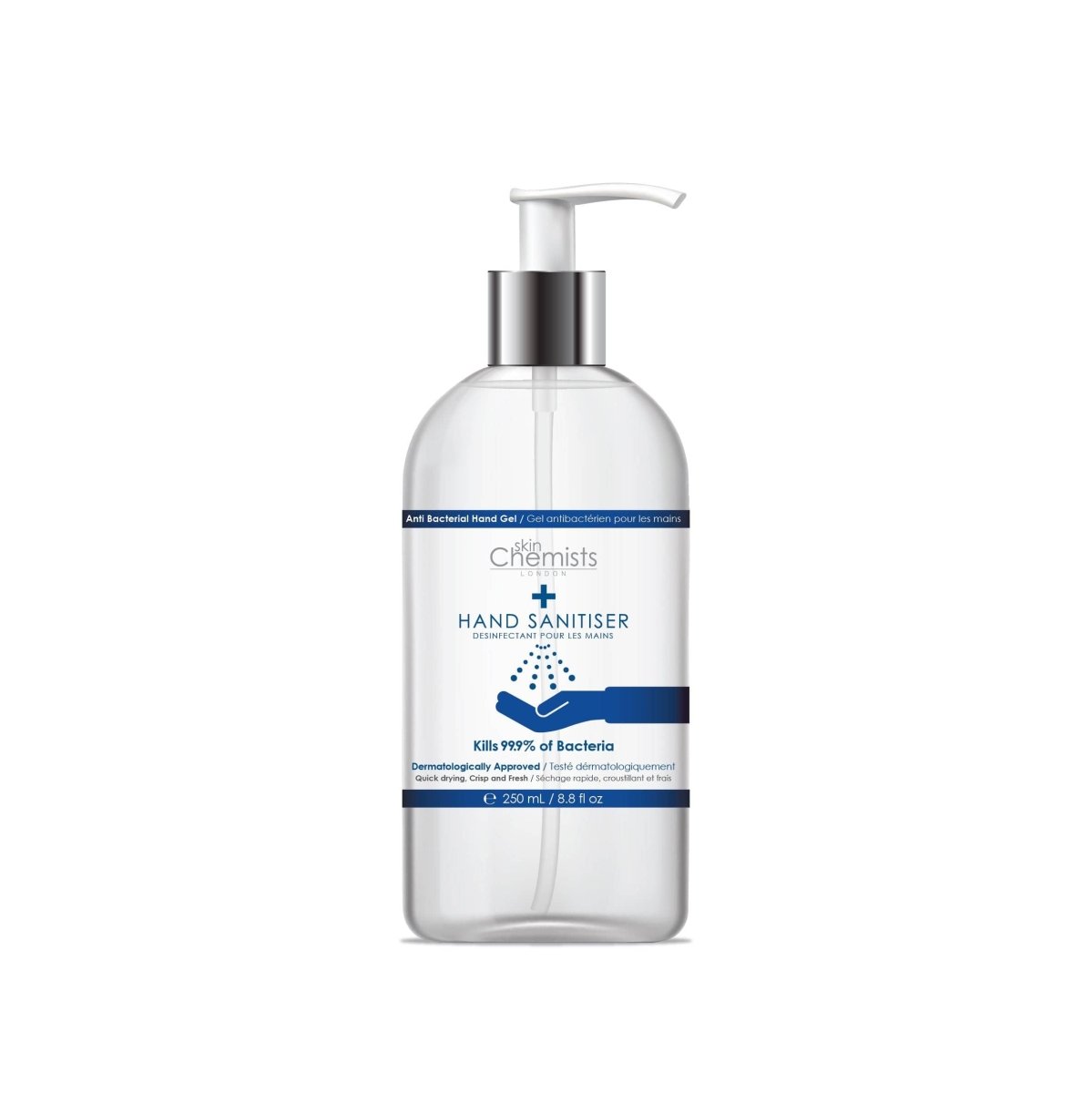 Hand Sanitiser 250ml Made In EU - skinChemists