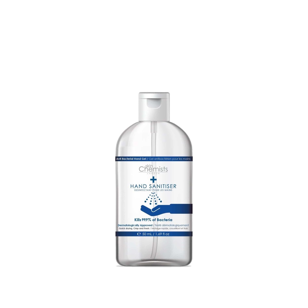 Hand Sanitiser 50ml Made In UK - skinChemists