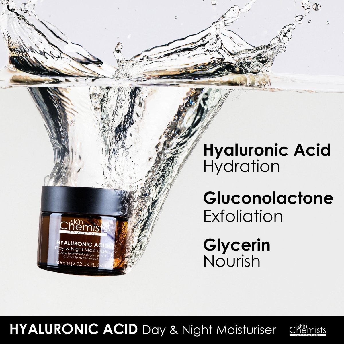 Hyaluronic Acid Day Moisturiser 60ml - skinChemists