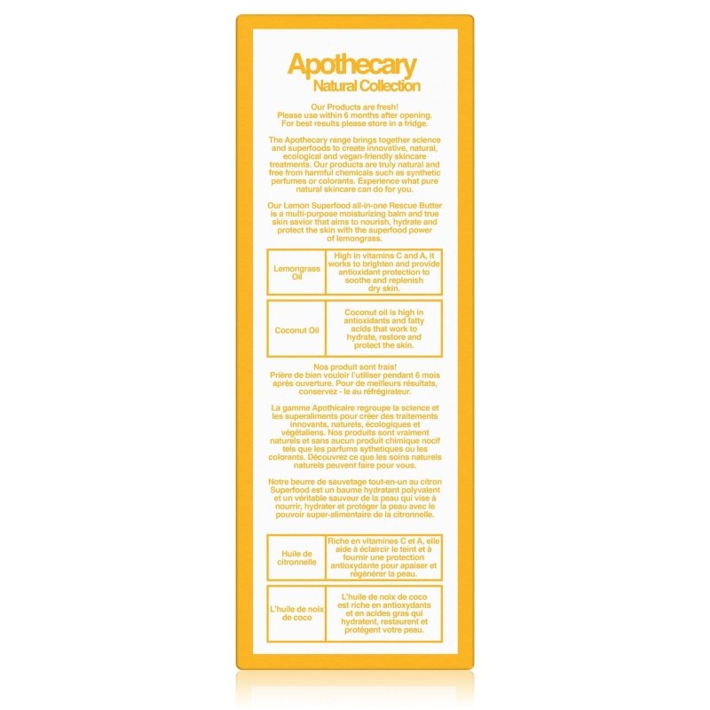 Lemon Superfood All-In-One Rescue Butter 50ml - skinChemists
