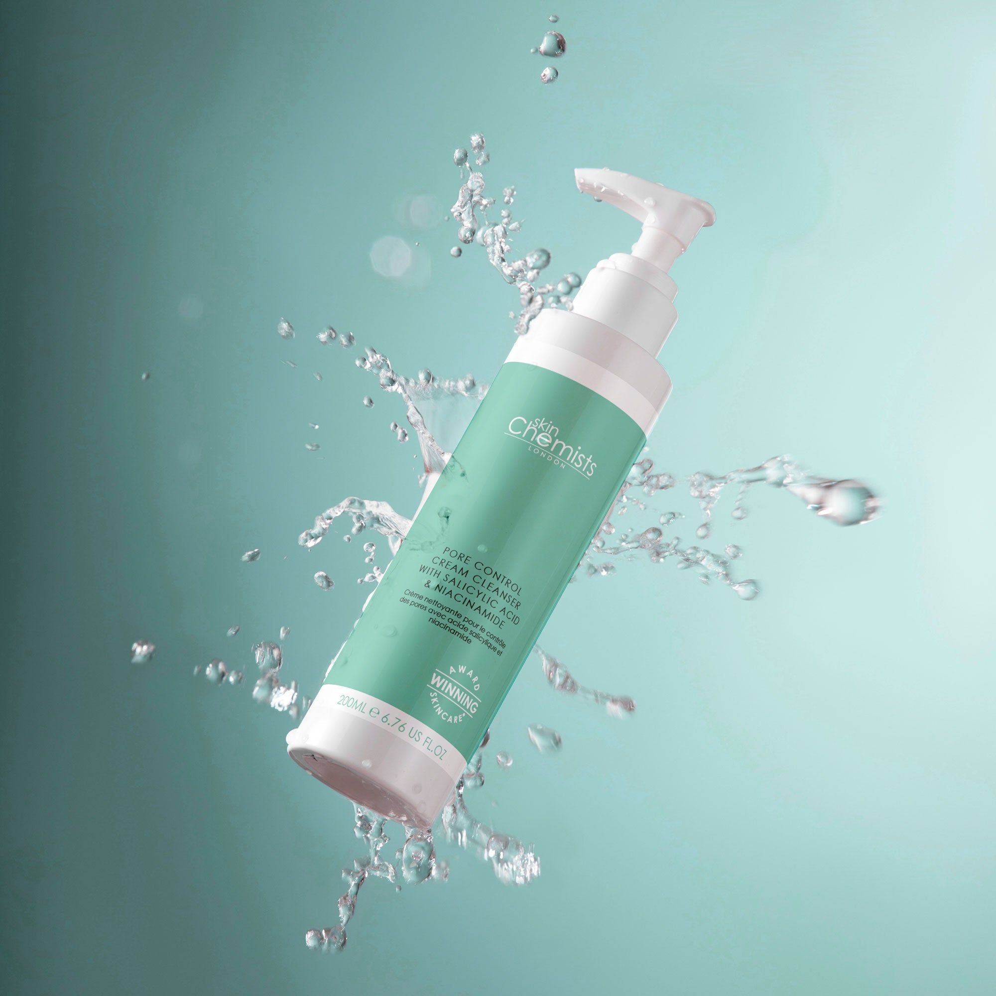 Pore Control Cream Cleanser with Salicylic Acid & Niacinamide 200ml - skinChemists