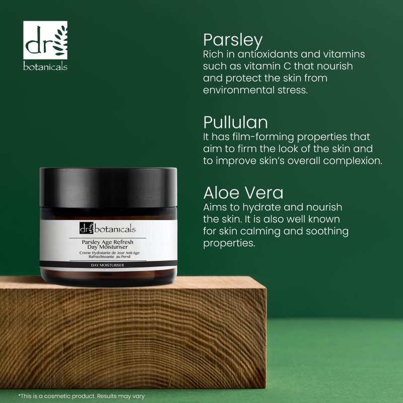 Parsley Age Refresh Day Moisturiser 50ml - Dr Botanicals