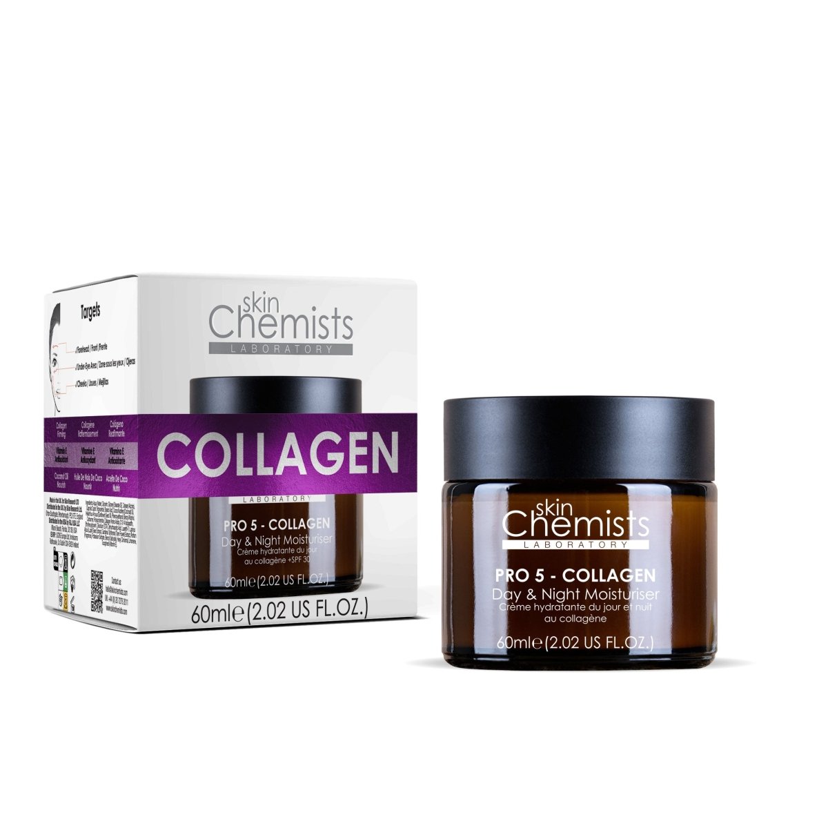 Pro - 5 Collagen Day And Night Moisturiser 60ml - skinChemists