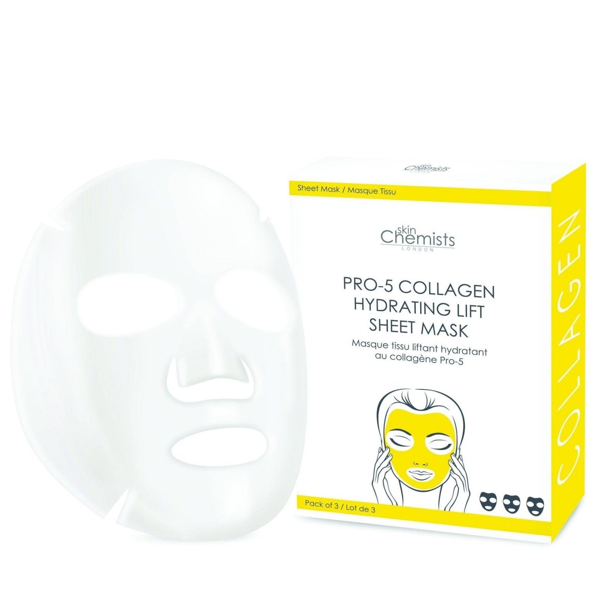 Pro - 5 Collagen Hydrating Lift Sheet Mask - skinChemists