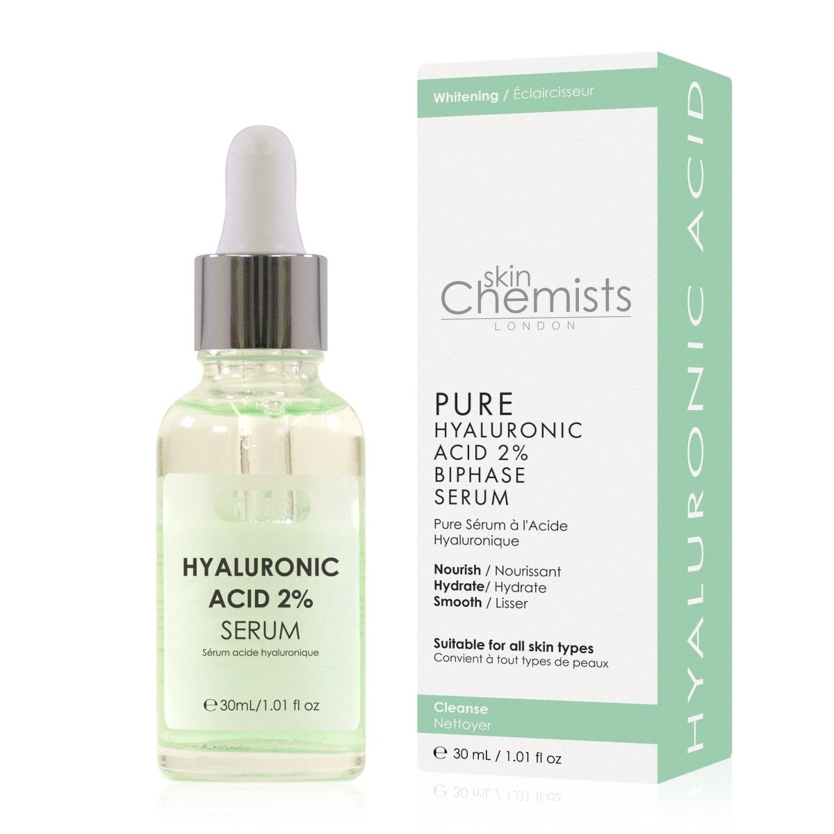 Pure Hyaluronic Acid 2% Biphase Serum 30ml - skinChemists