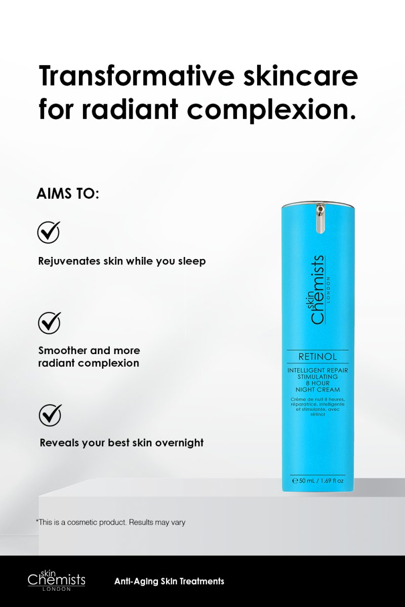 Retinol Intelligent Repair Stimulating 8 Hour Night Cream 50ml - skinChemists