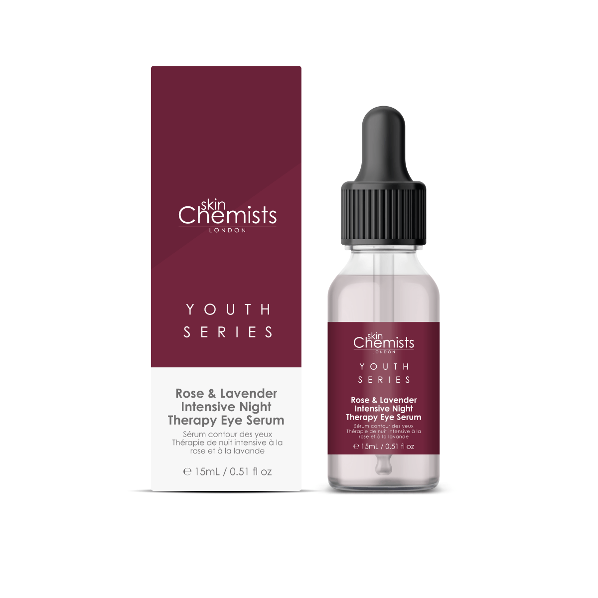 Rose And Lavender Intensive Night Therapy Eye Serum 15ml - skinChemists