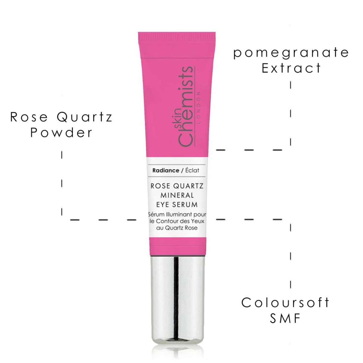 Rose Quartz Mineral Eye Serum 15ml - skinChemists