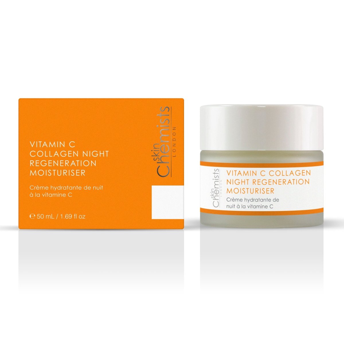 SC Advanced Vitamin C Collagen Serum, Day Moisturiser, Night Moisturiser and Eye Serum - skinChemists