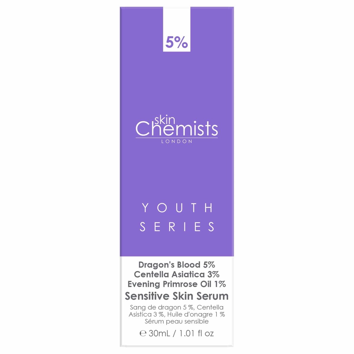 Sensitive Skin Serum Dragon's Blood 5%, Centella Asistica 3%, Evening Primrose Oil 1% 30ml