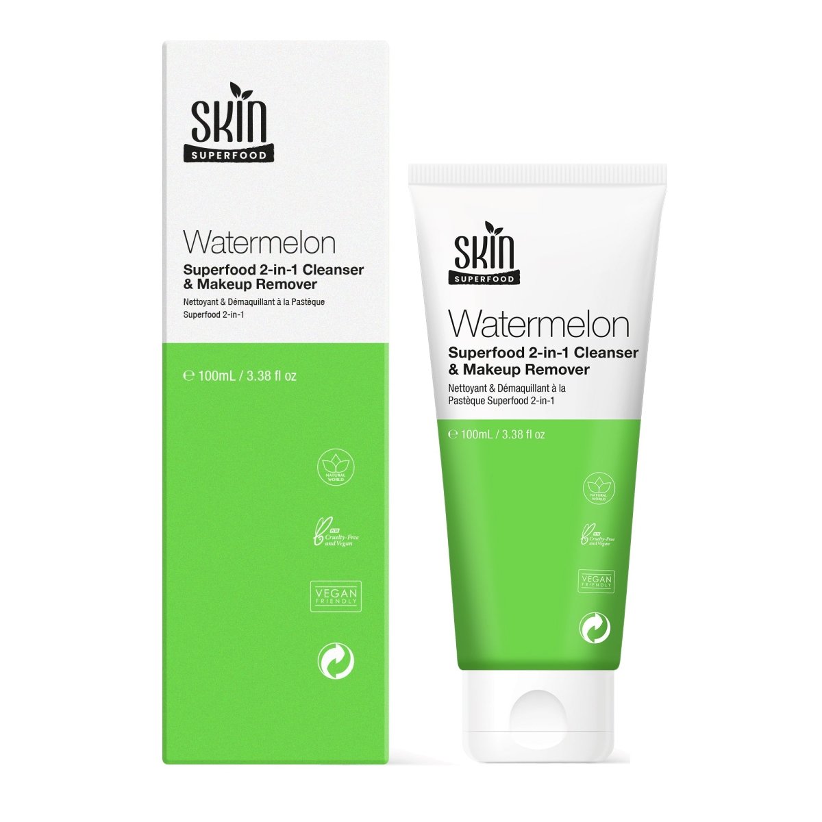 SF Watermelon Superfood 2 - in - 1 Cleanser & Makeup Remover 100ml - skinChemists
