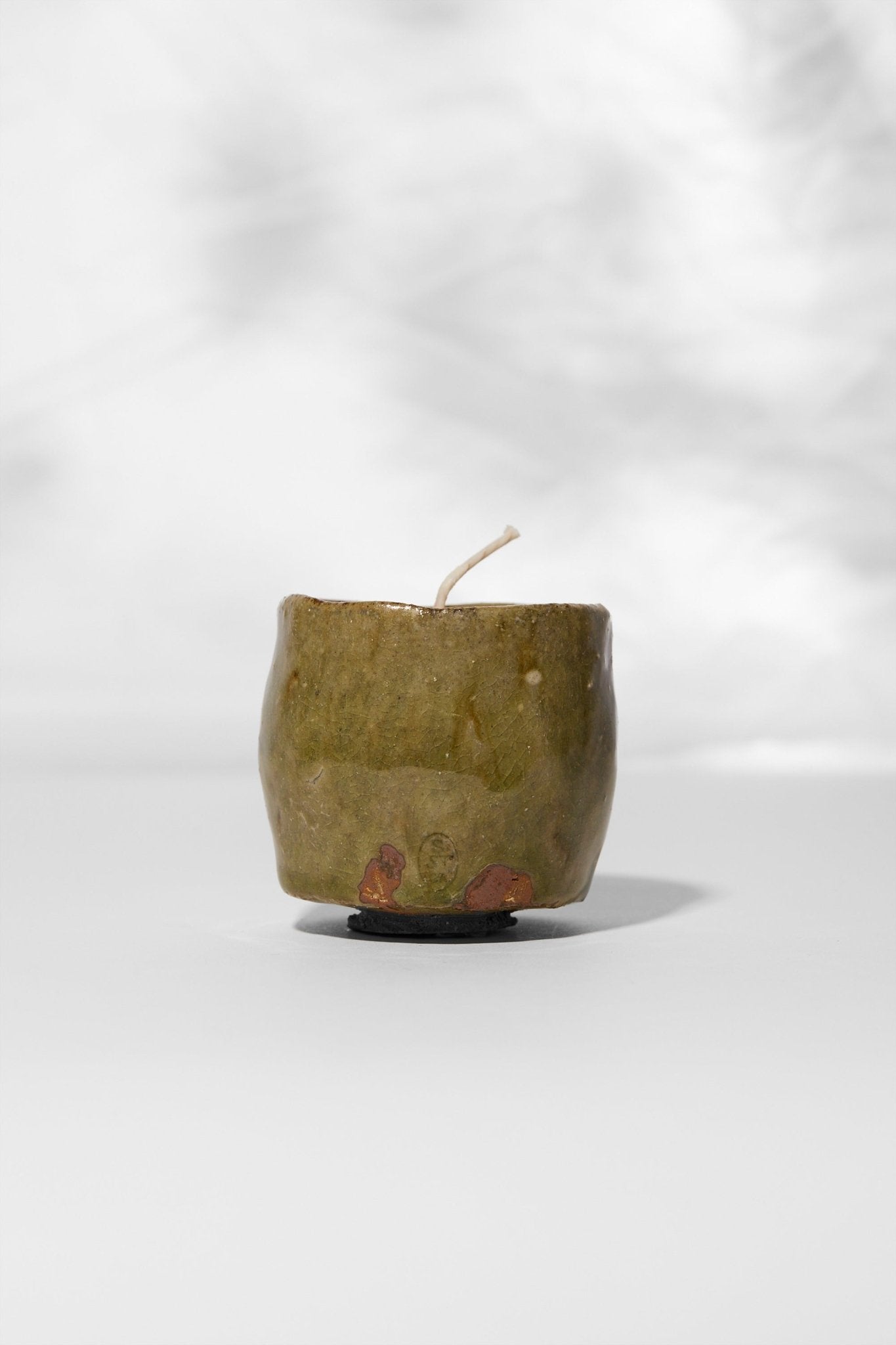 Souchong Debut Earthen Tallow Candle – Fog-Glazed Regional Clay 4 oz