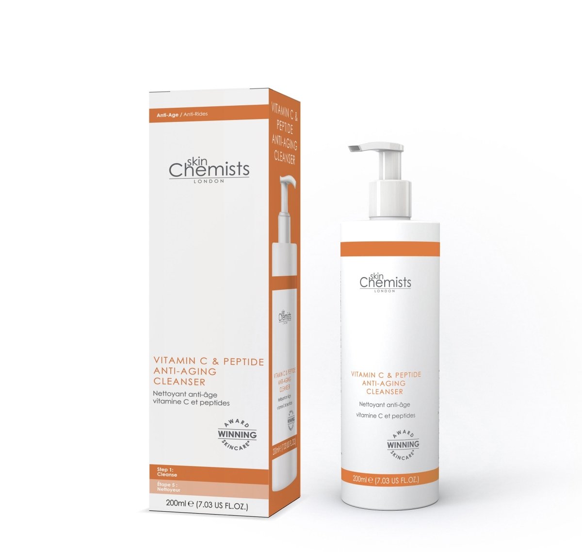Vitamin C & Peptide Cleanser 200ml - skinChemists