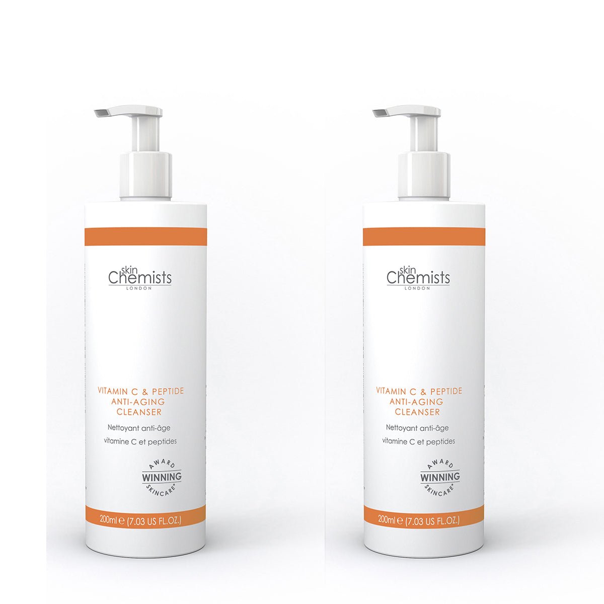 Vitamin C & Peptide Cleanser Duo Pack 2 x 200ml